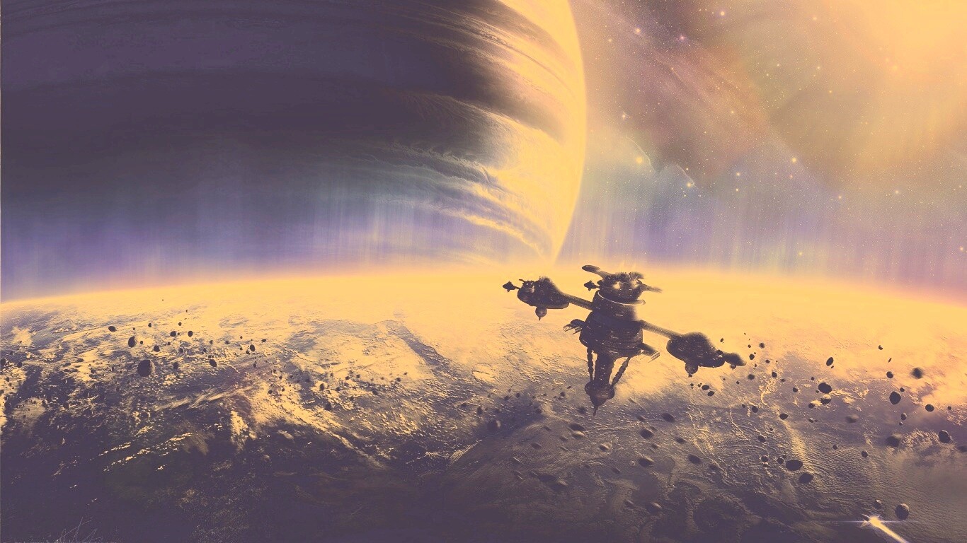 Космический корабль обои