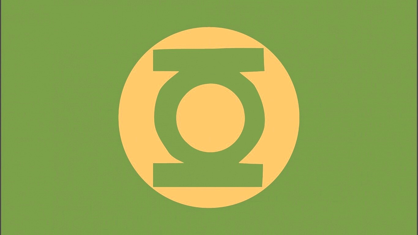 Знак Зеленого фонаря обои