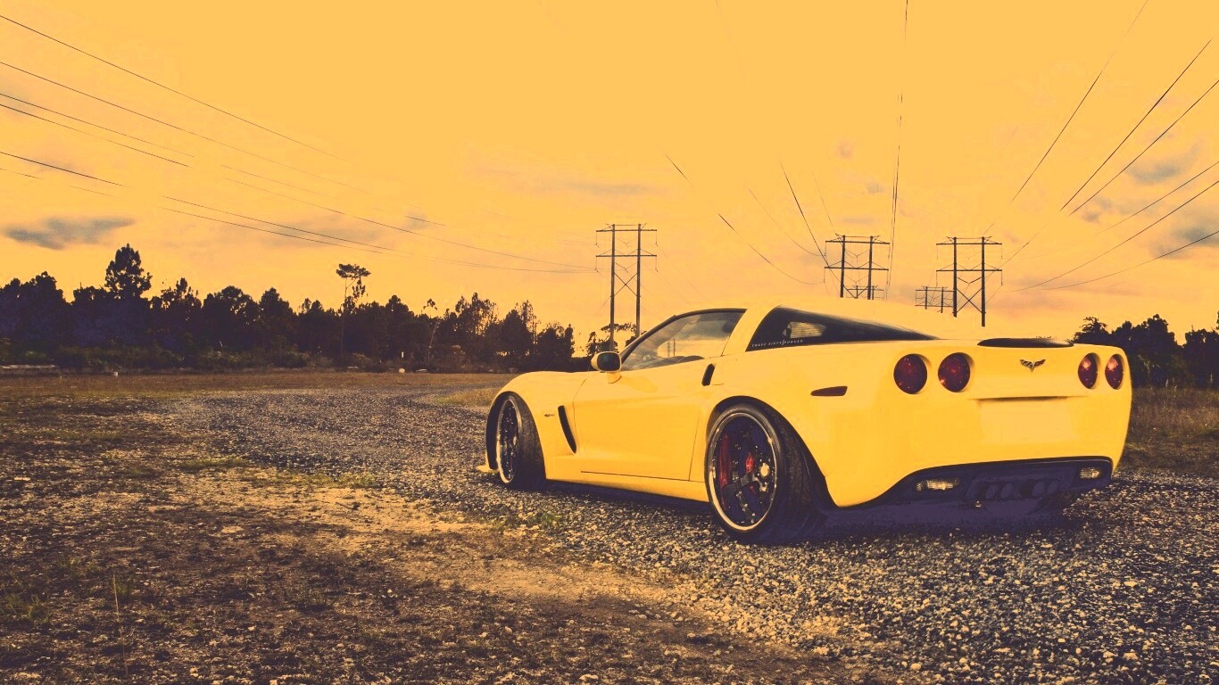 Chevrolet corvette обои