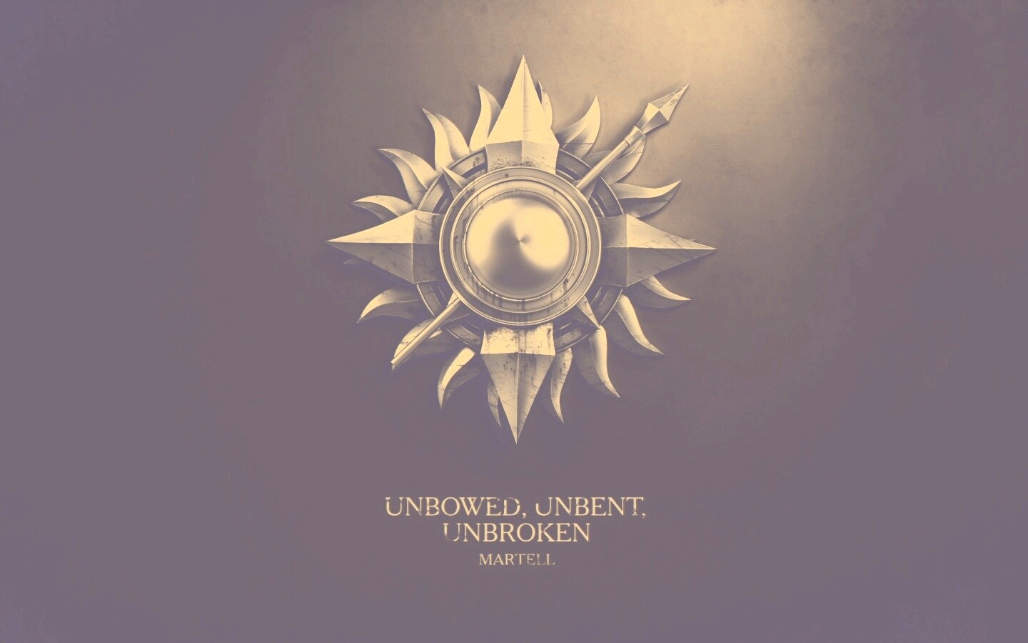 Металлический герб дома Мартелл обои