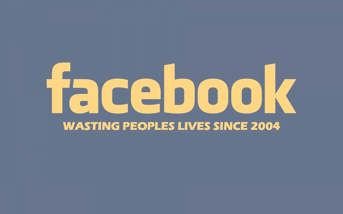 Facebook - жизнь на свалку обои