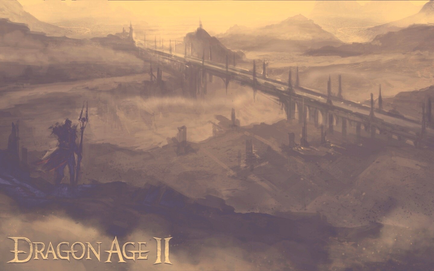 Пейзаж Dragon Age обои
