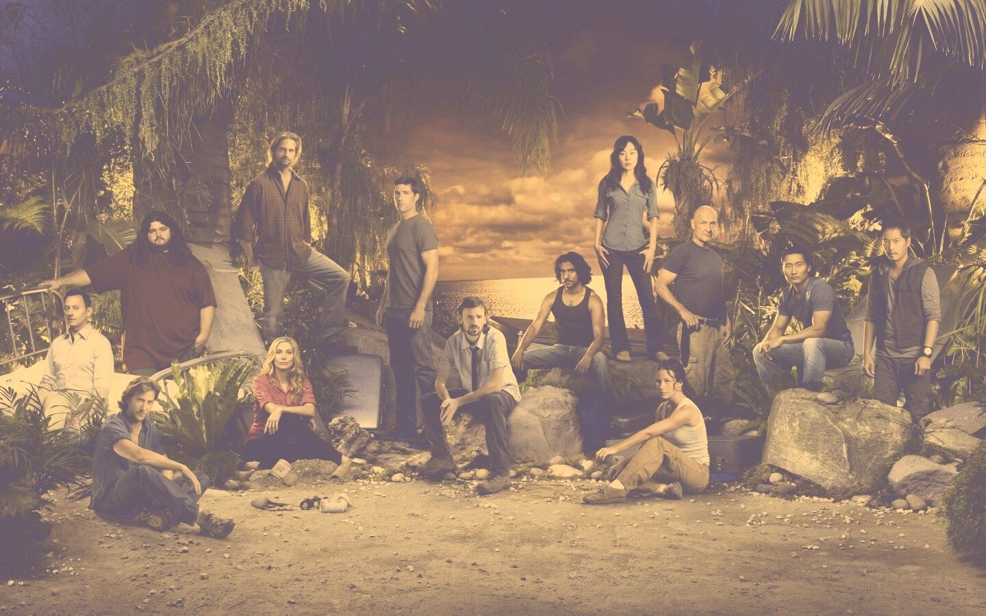 Герои сериала LOST обои