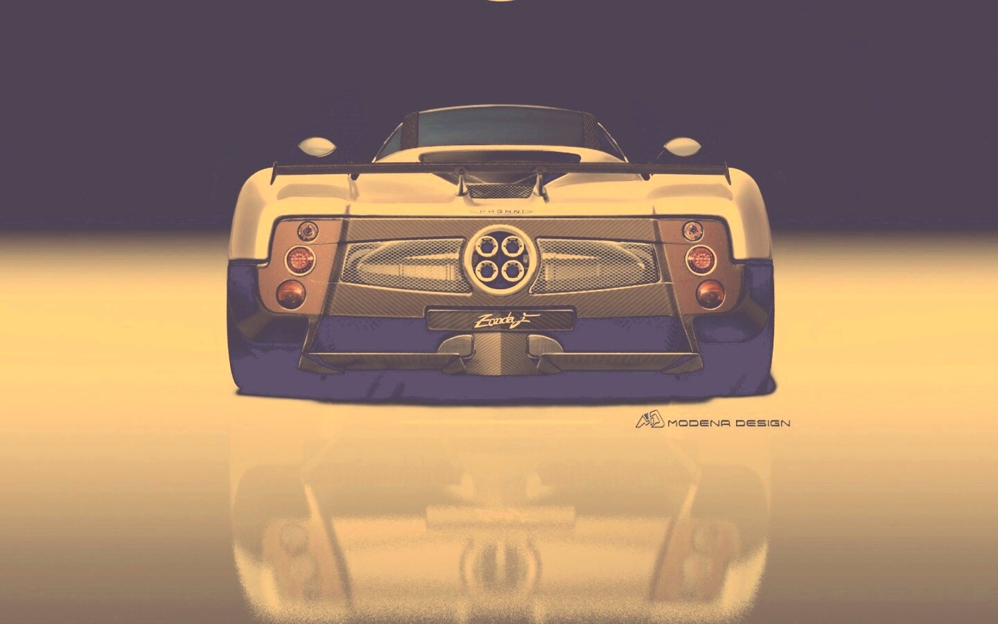 Pagani Zonda рендер обои