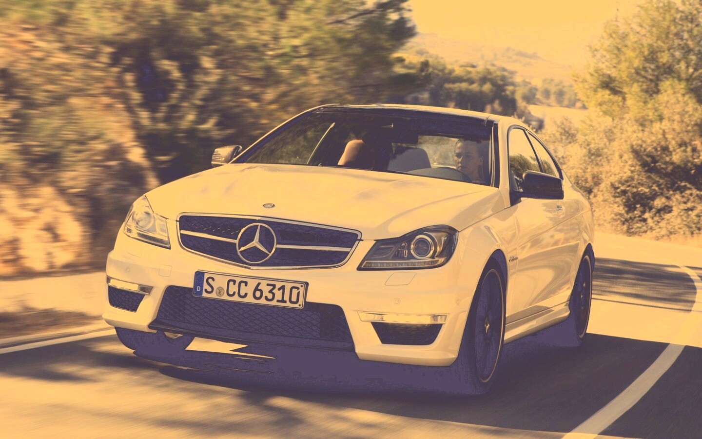 Mercede C63 обои