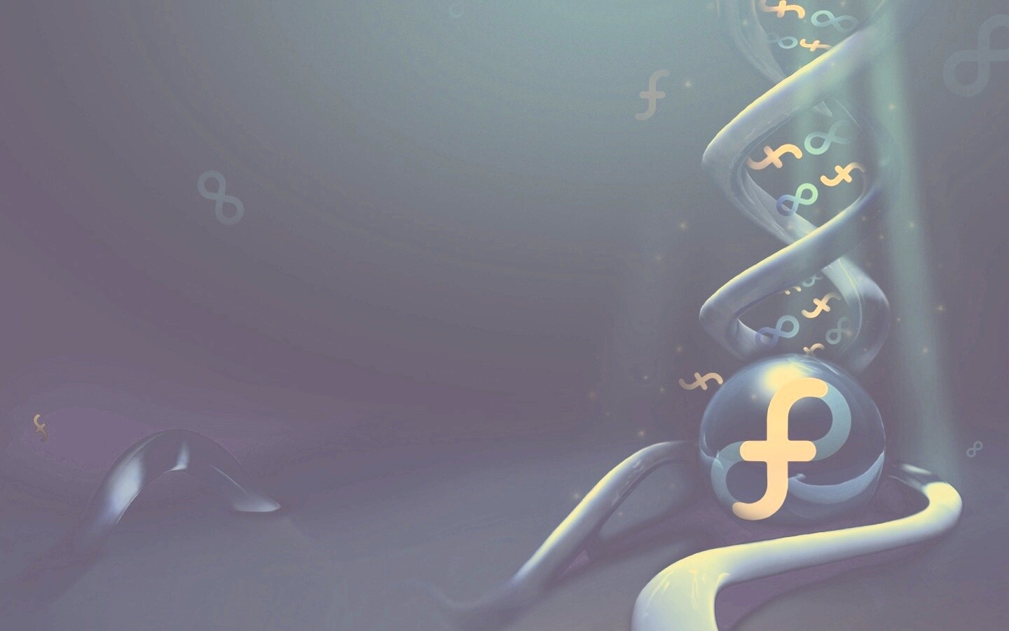 OS Fedora обои