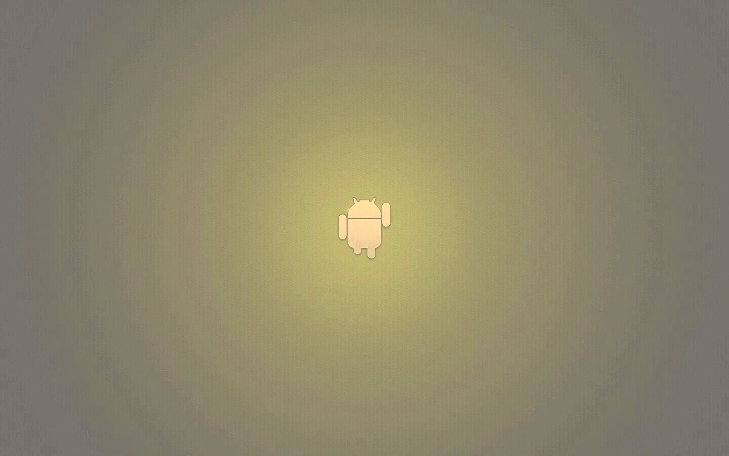 Логотип Android на зеленом фоне обои