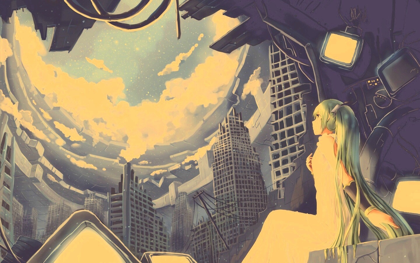 Вокалоид Hatsune Miku обои