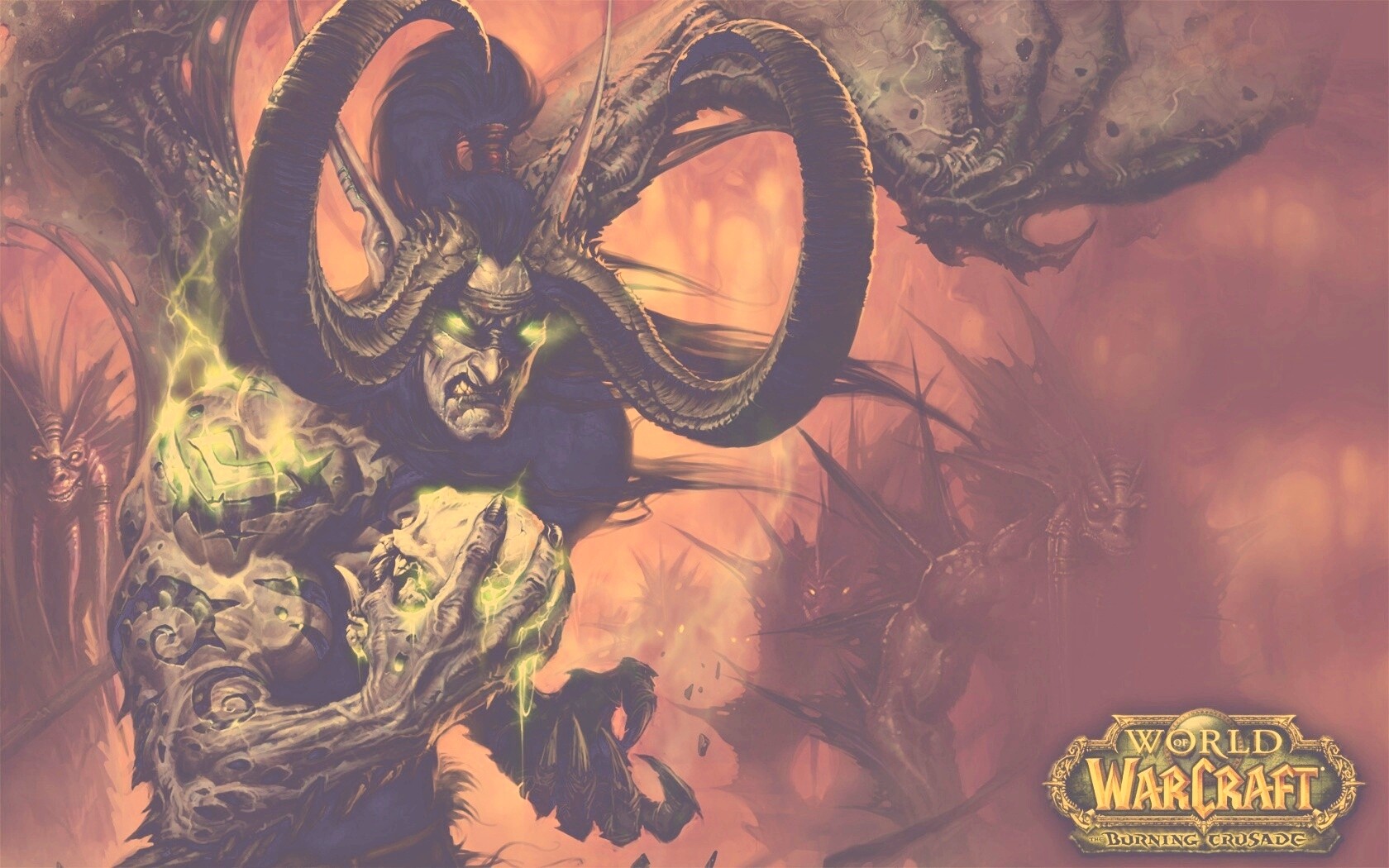 Иллидан из WoW BC обои
