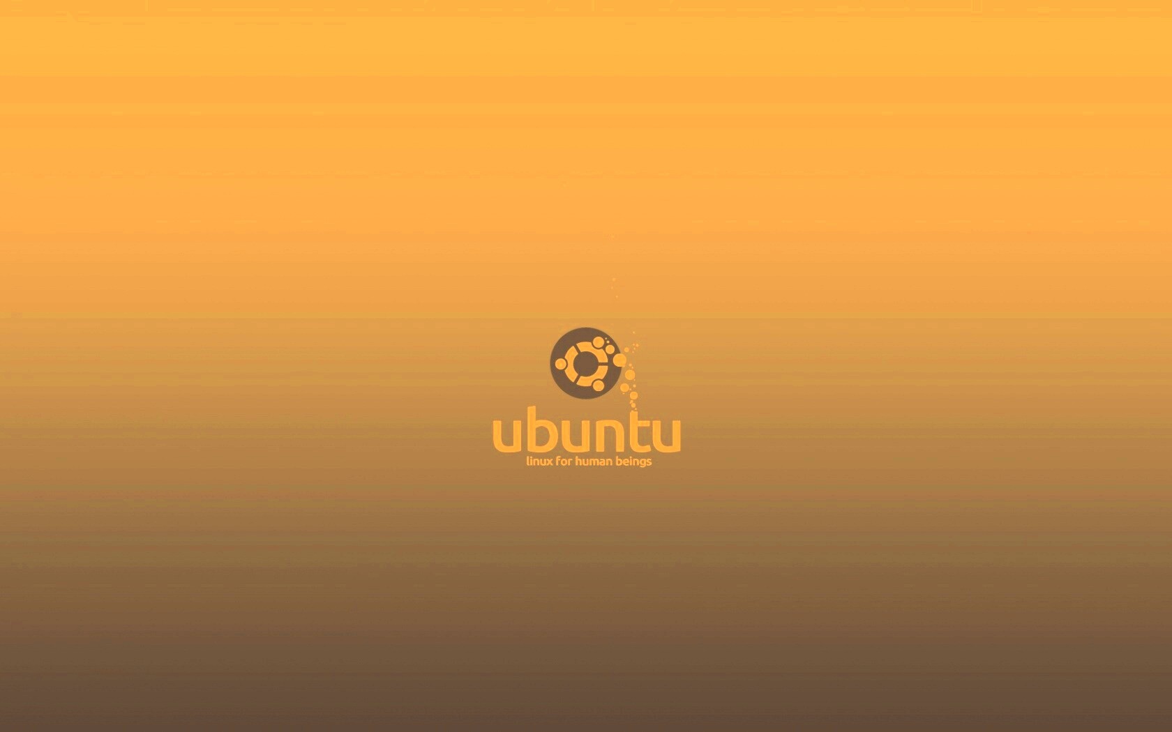 Логотип Ubuntu обои