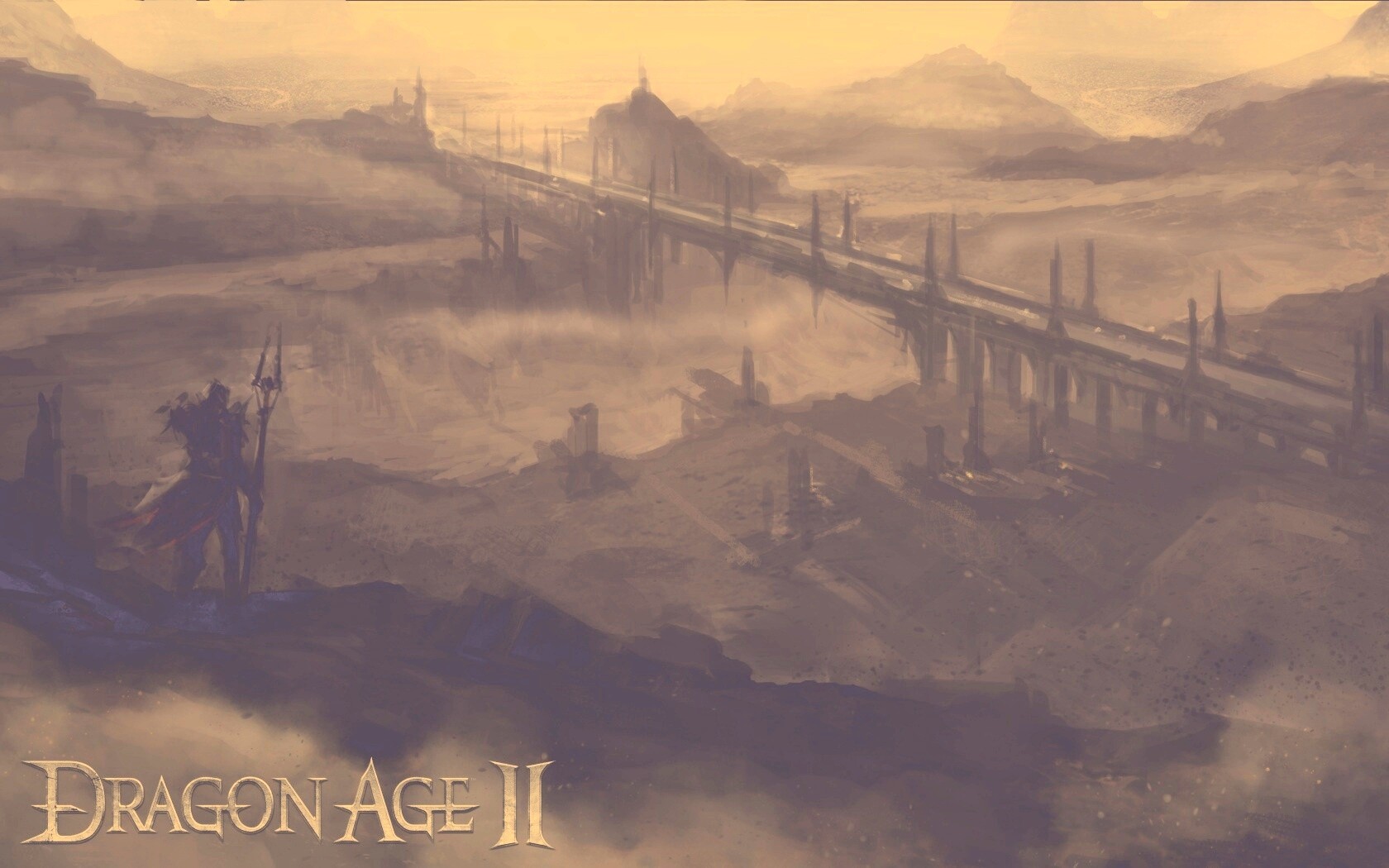 Пейзаж Dragon Age обои