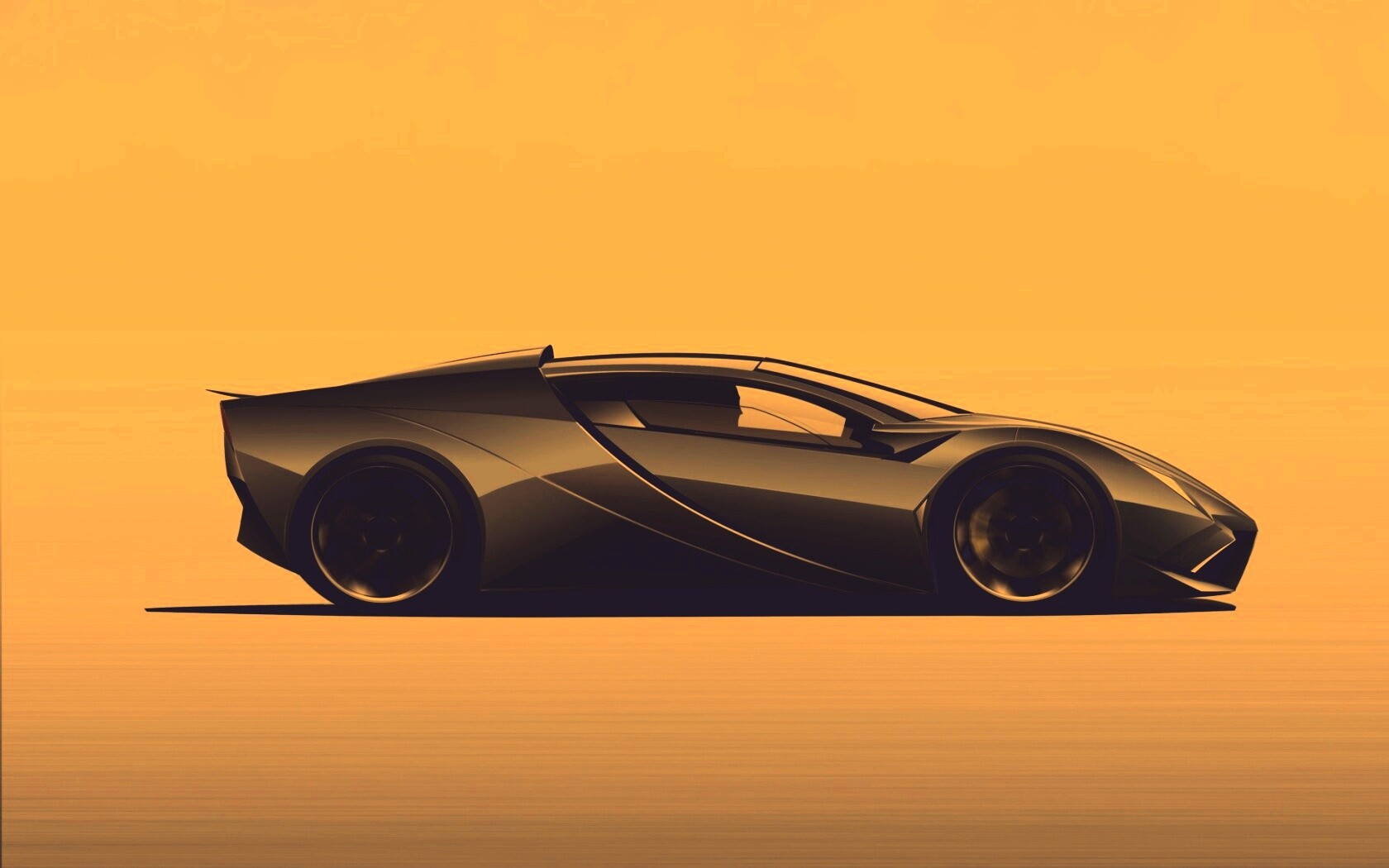 Скетч lamborghini  обои
