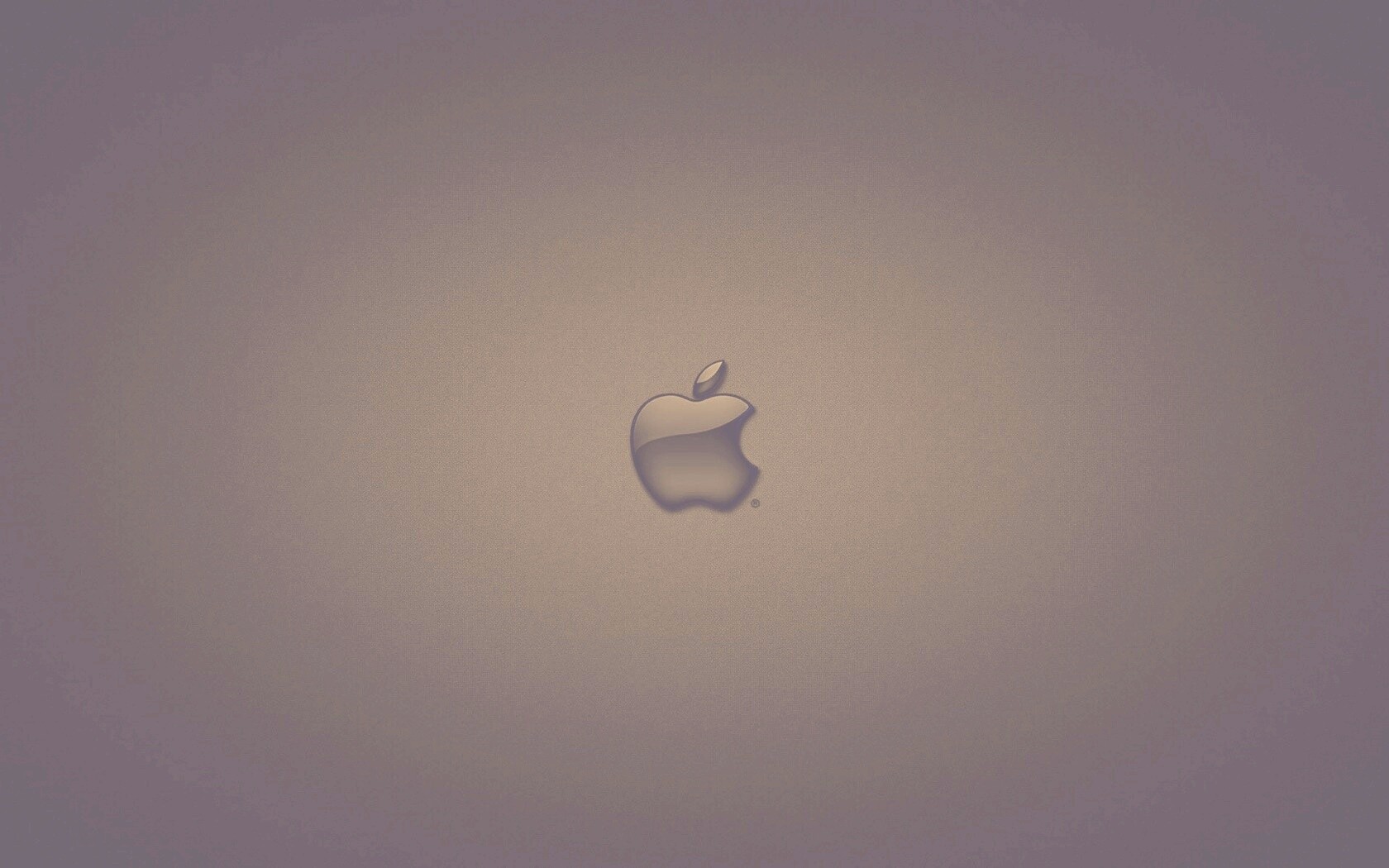 Логотип apple в стекле обои