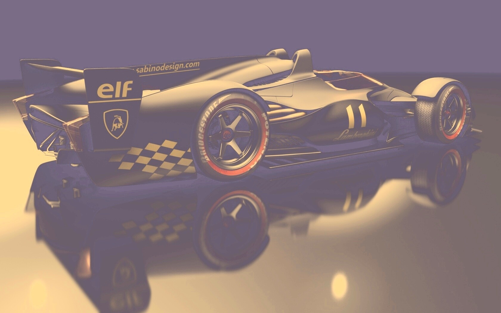 Болид Lamborghini обои