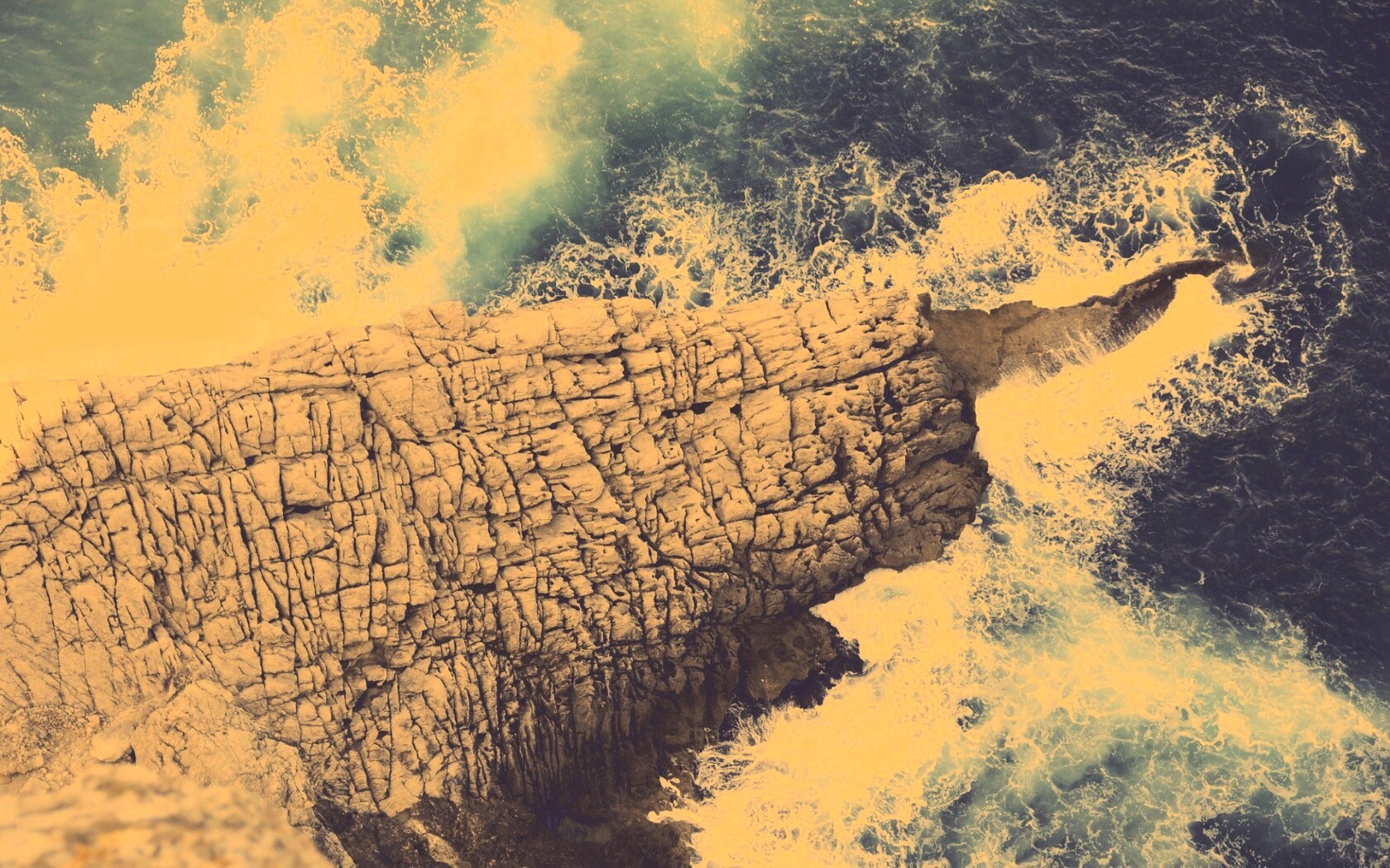 Водораздел в море обои