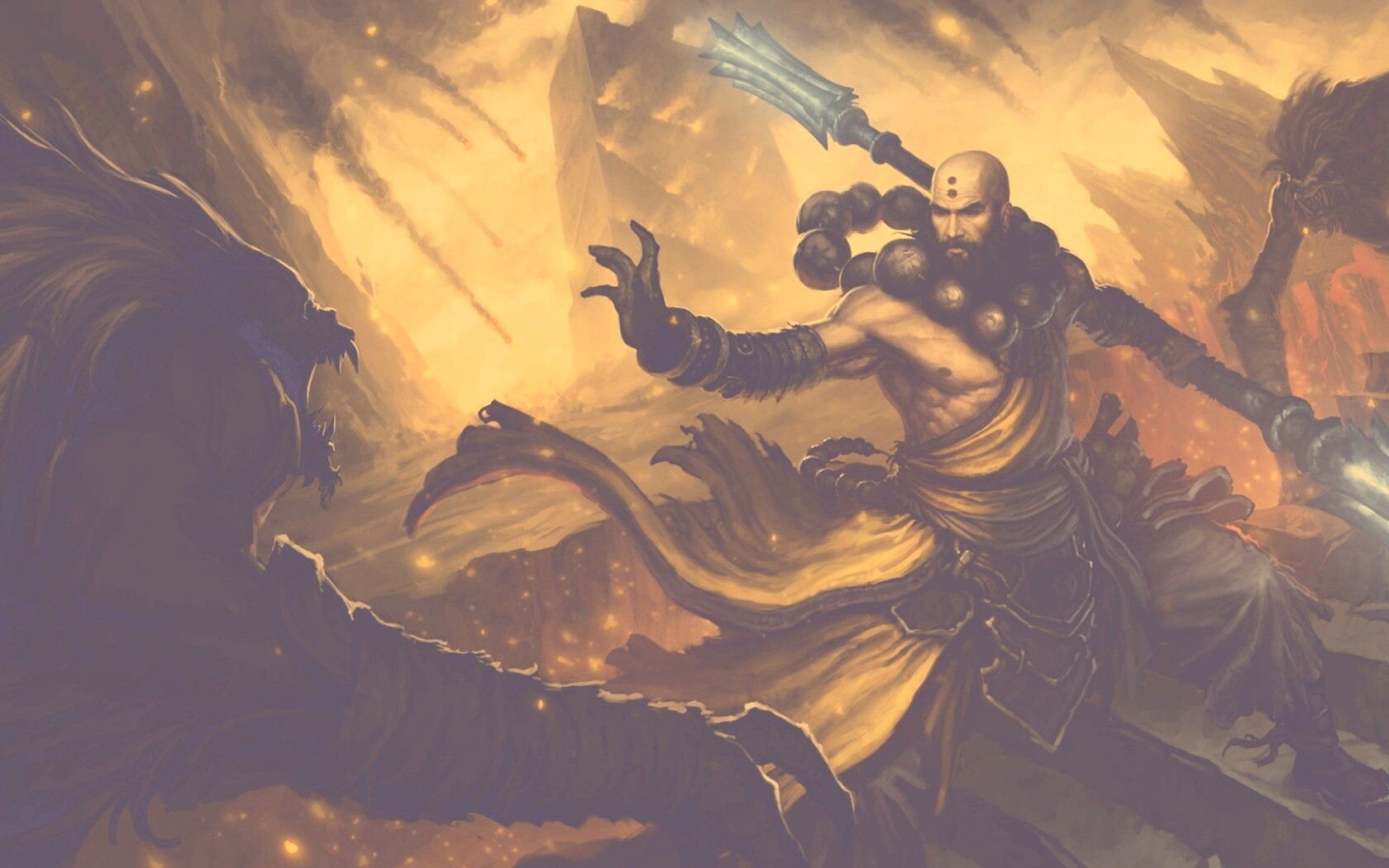 Монах из Diablo 3 обои