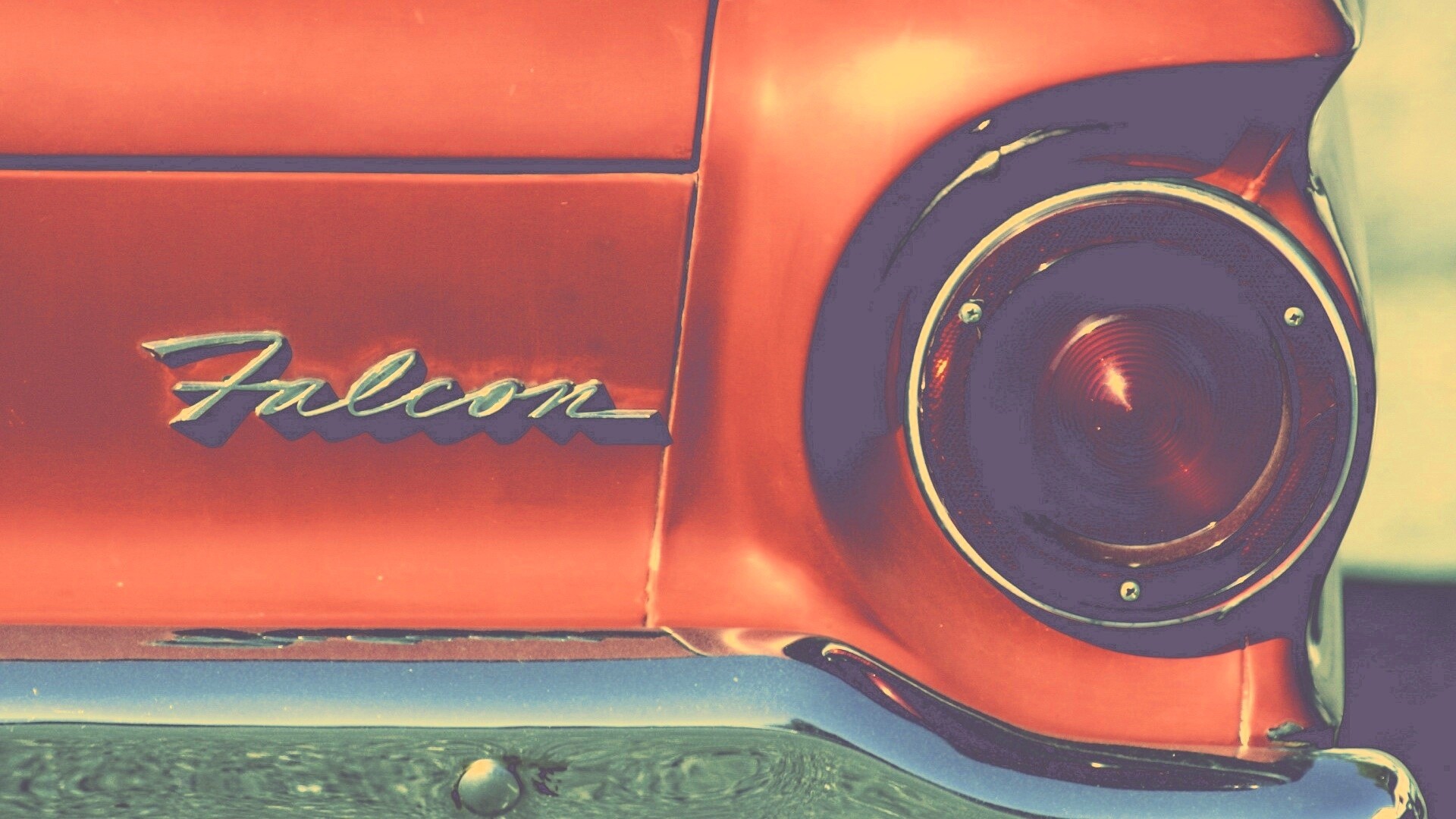 Зад  автомобиля Ford Falcon обои