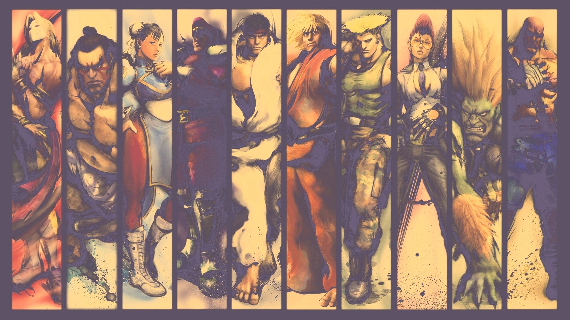 Герои игры Street FIghter обои