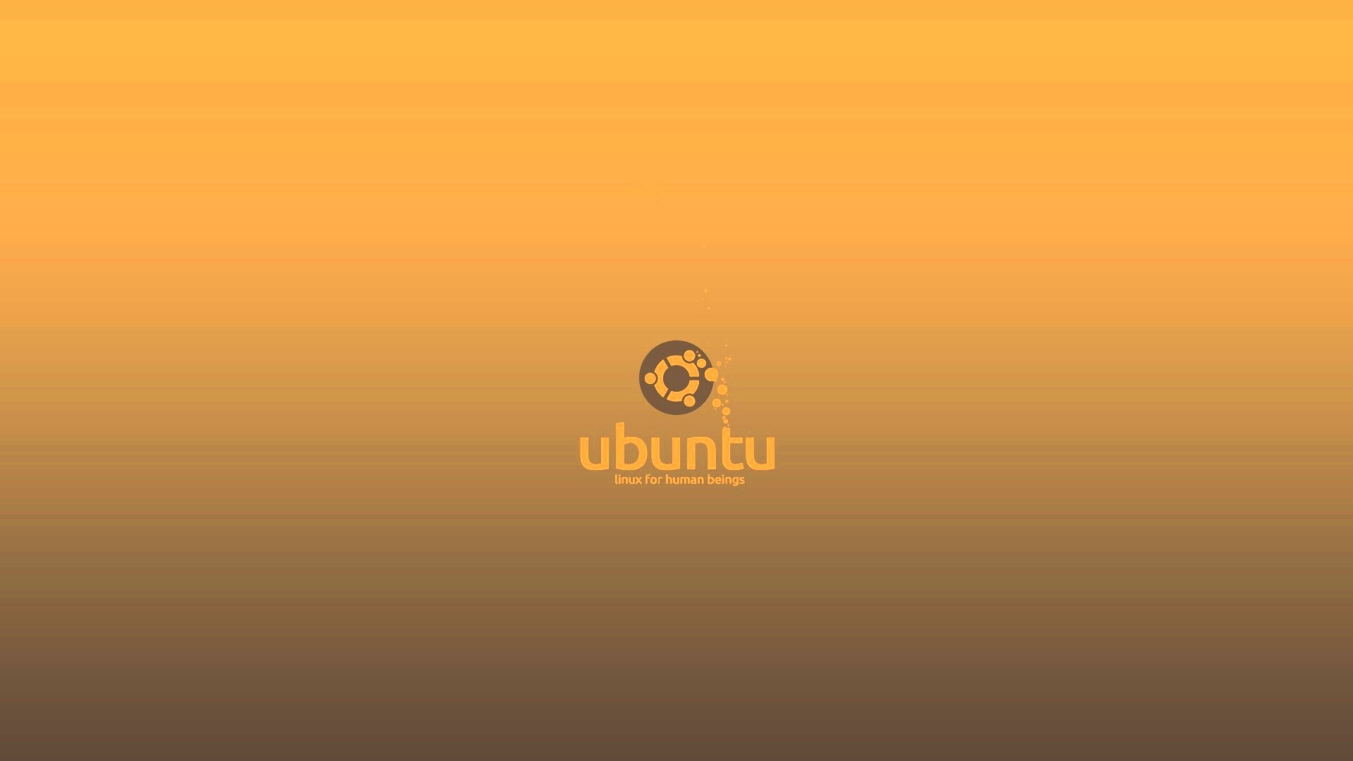 Логотип Ubuntu обои