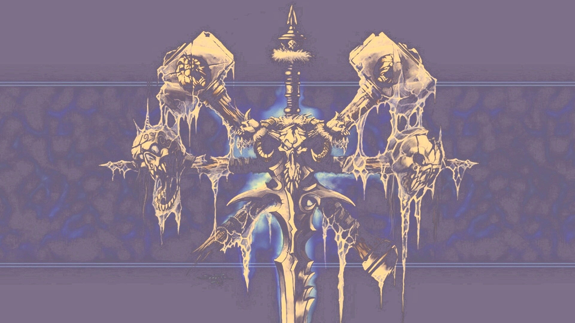 Логотип WarCraft Frothen Throne обои