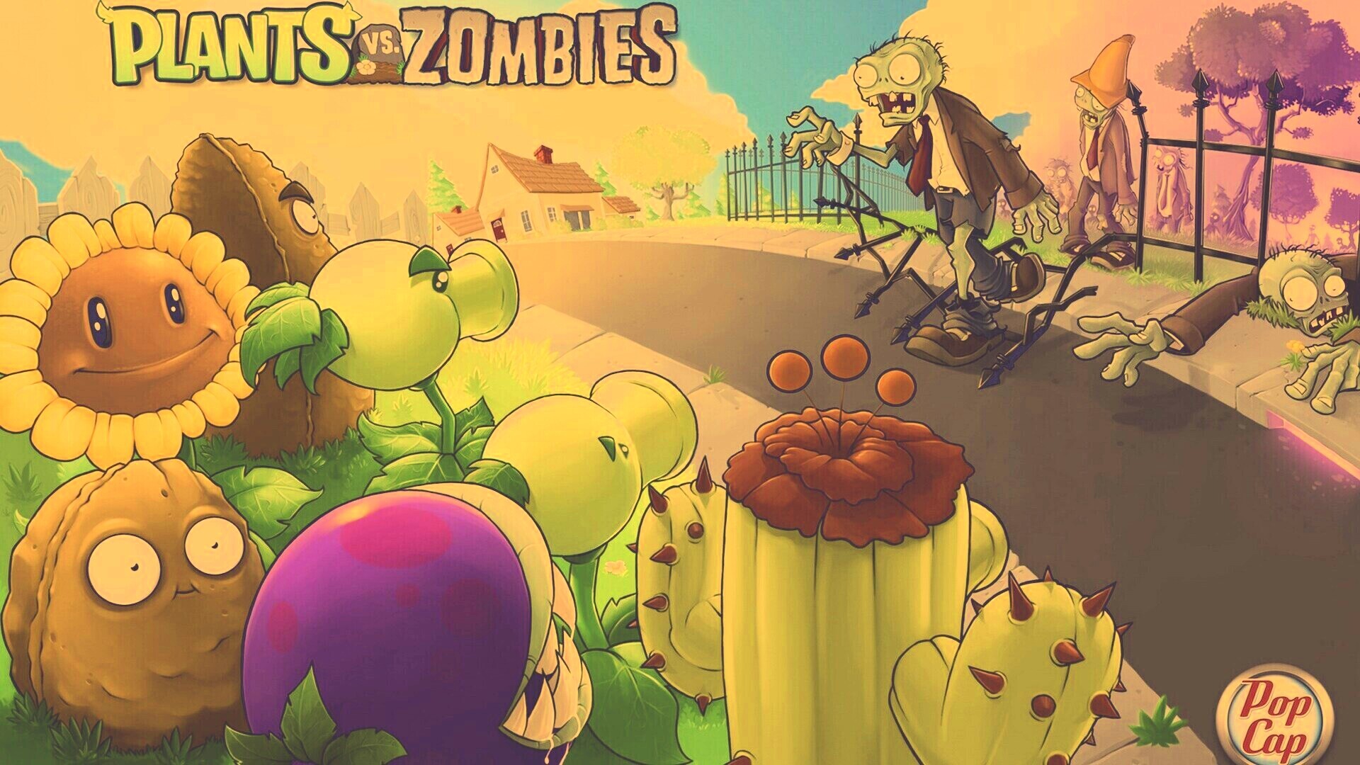 Plants vs zombies обои