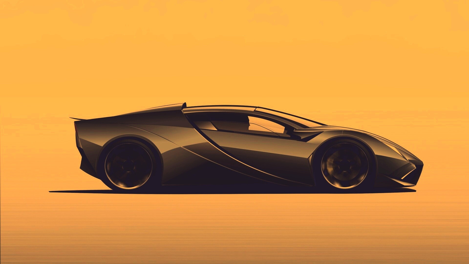 Скетч lamborghini  обои