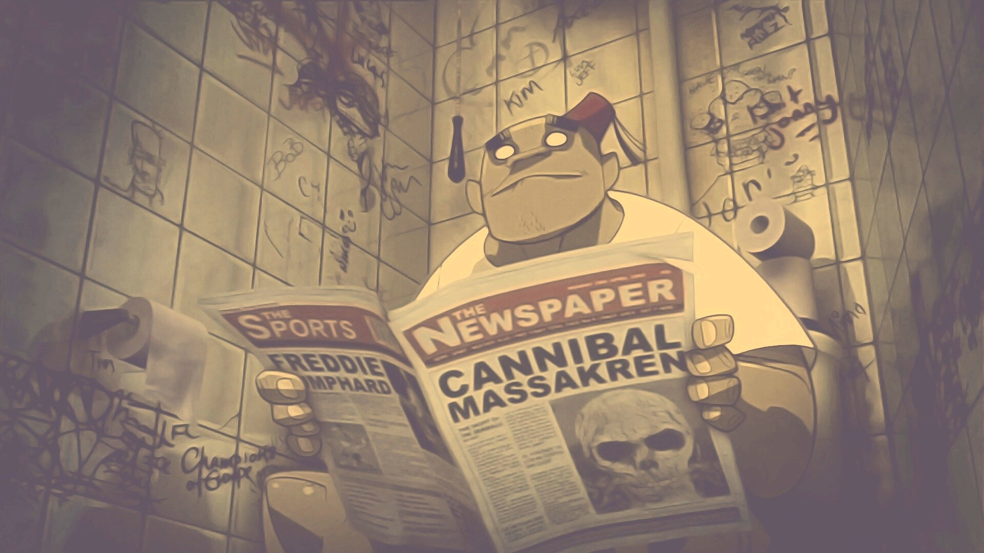 Рассел Хоббс из Gorillaz обои