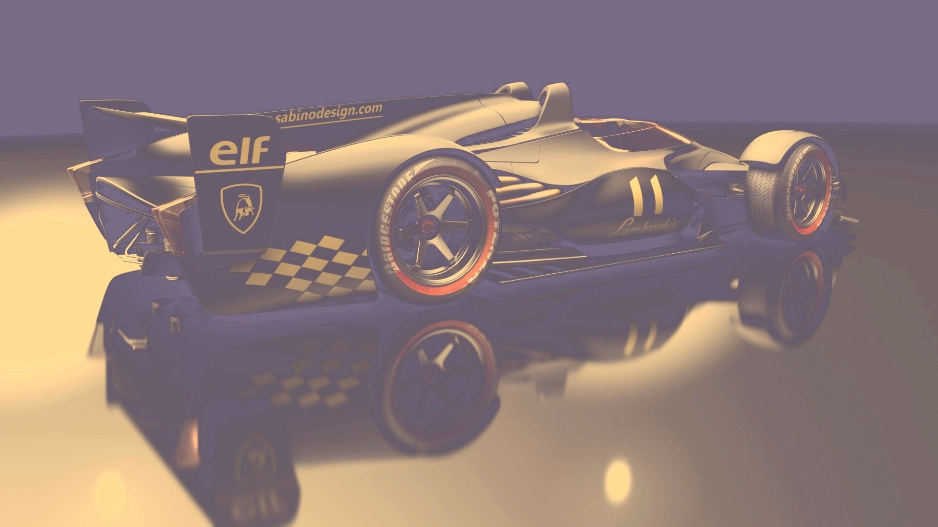 Болид Lamborghini обои