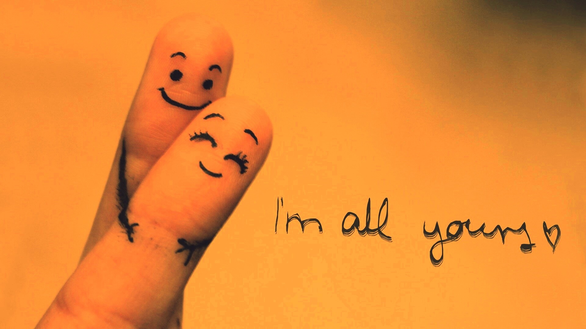 I"m all yours! обои