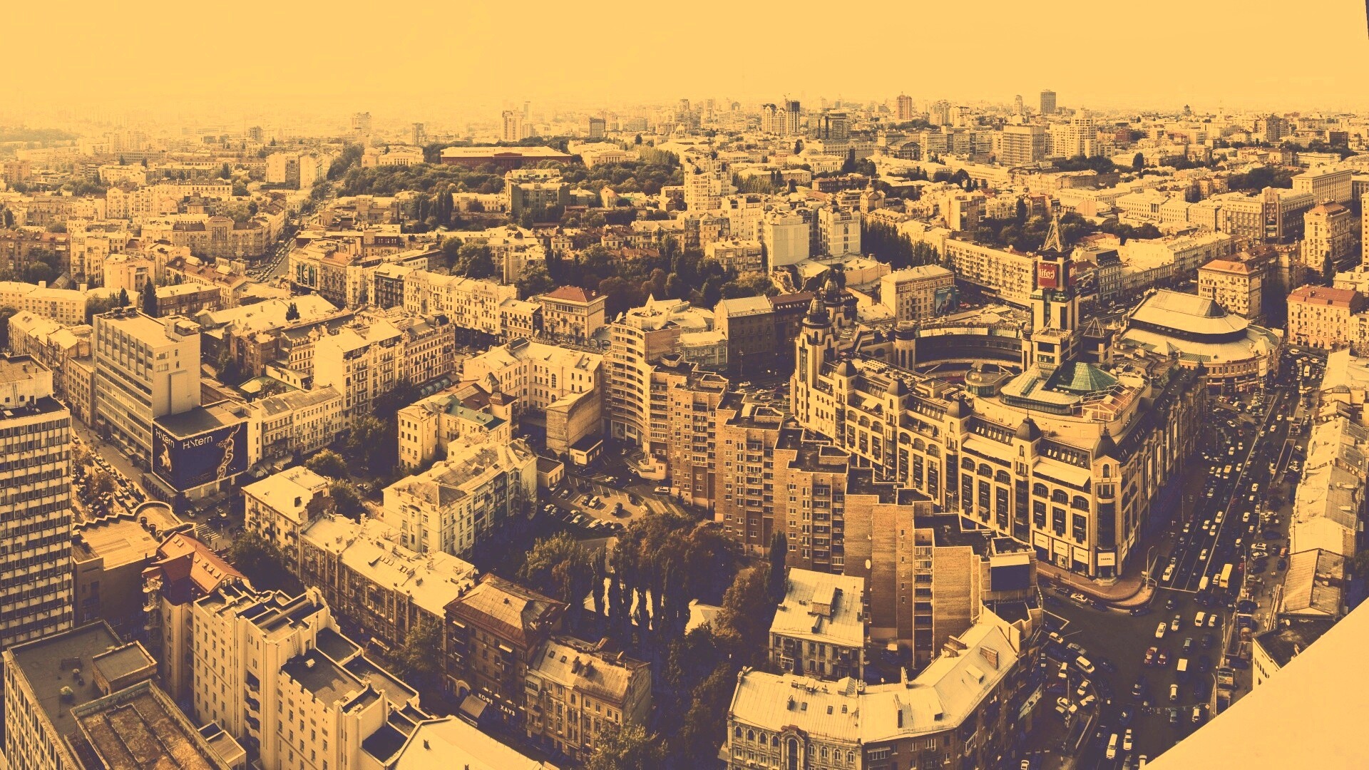 Киевская панорама обои