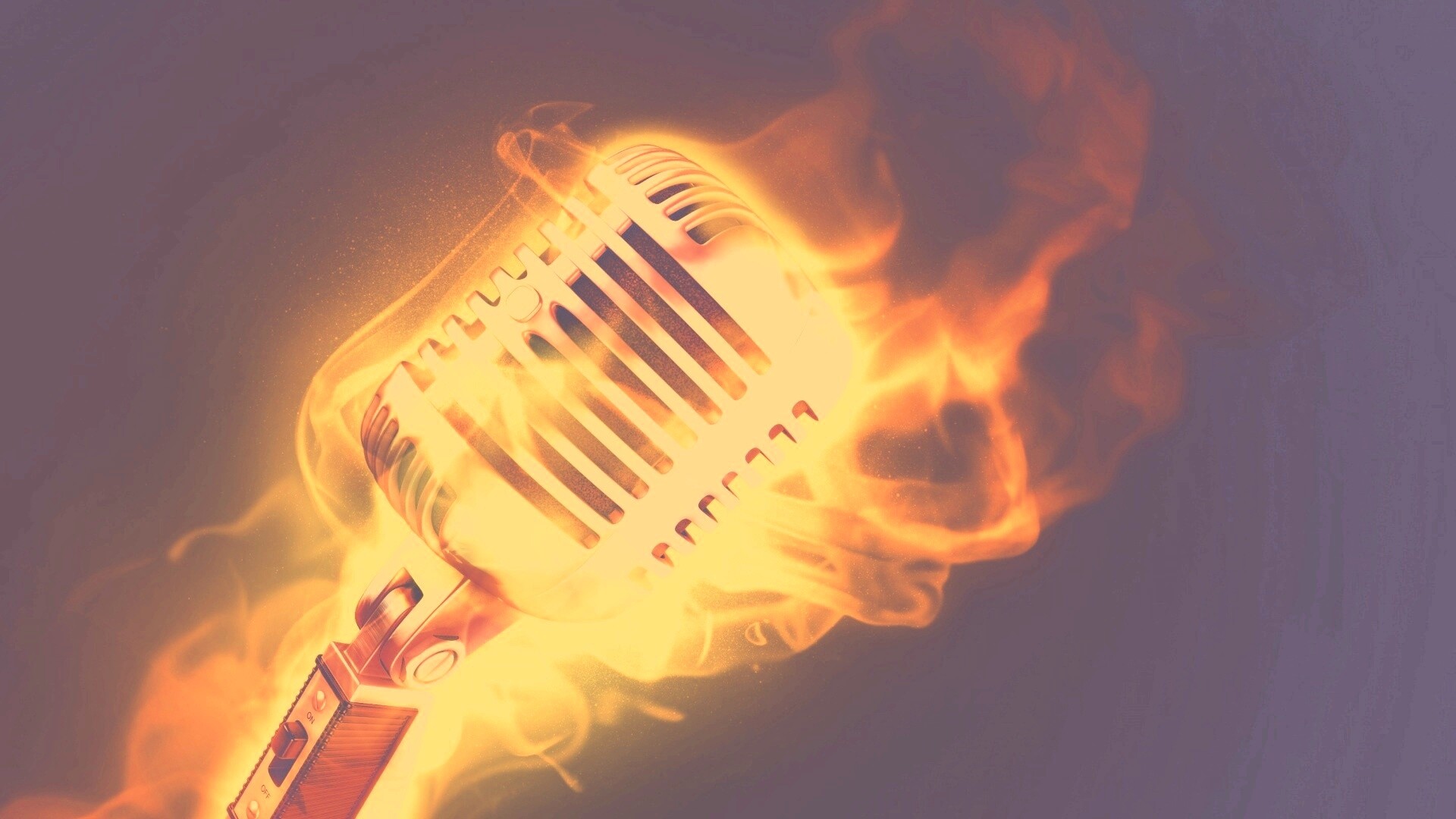 On fire! обои