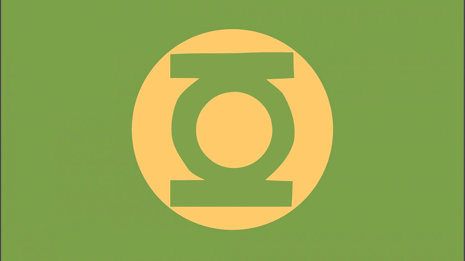 Знак Зеленого фонаря обои