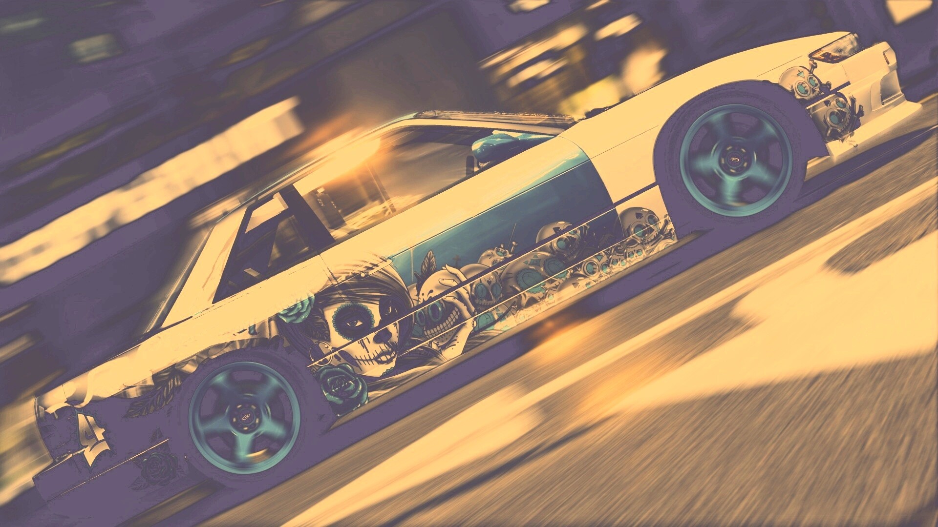 Nissan Silvia s13 Non Grata из GTA4 обои