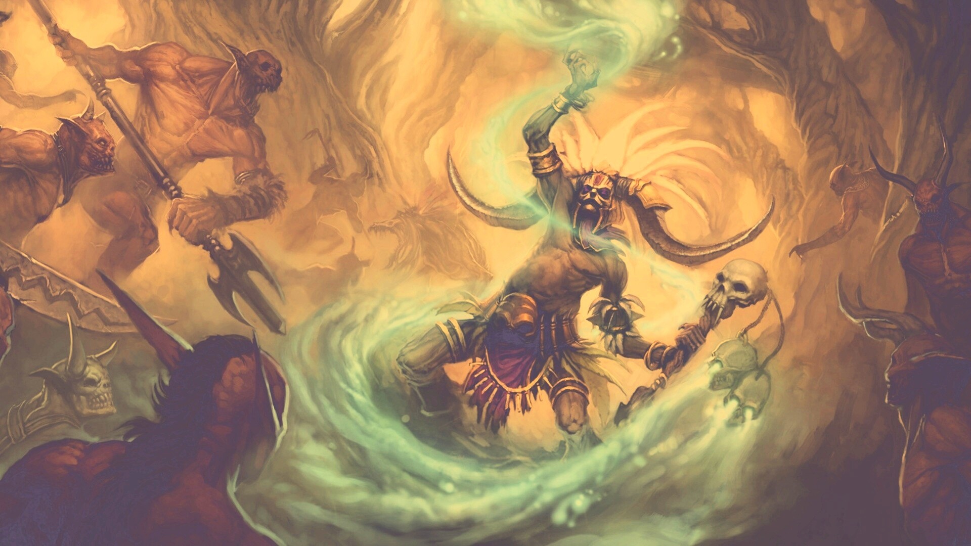 Шаман из Diablo 3 обои