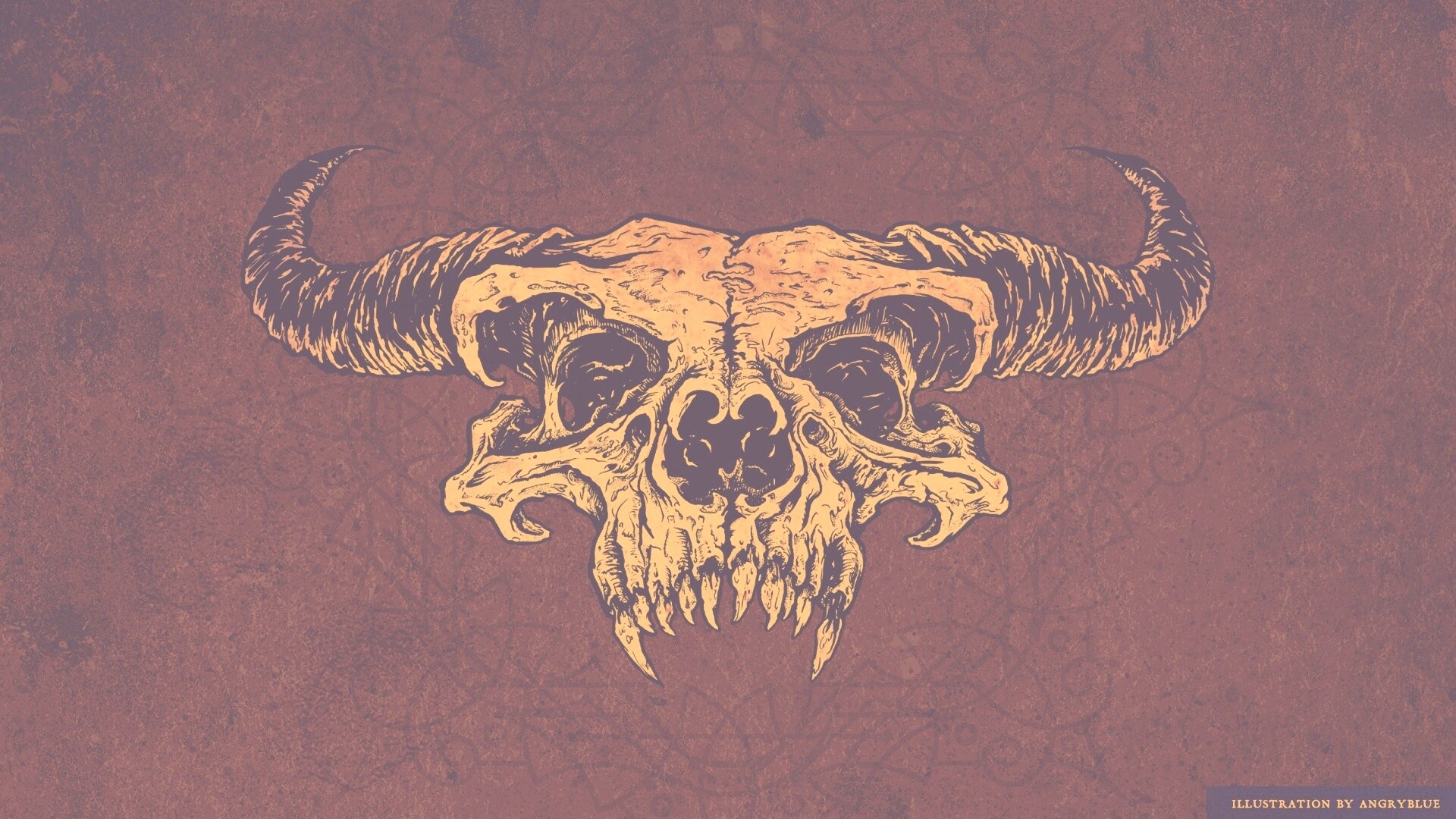 Череп дьявола обои