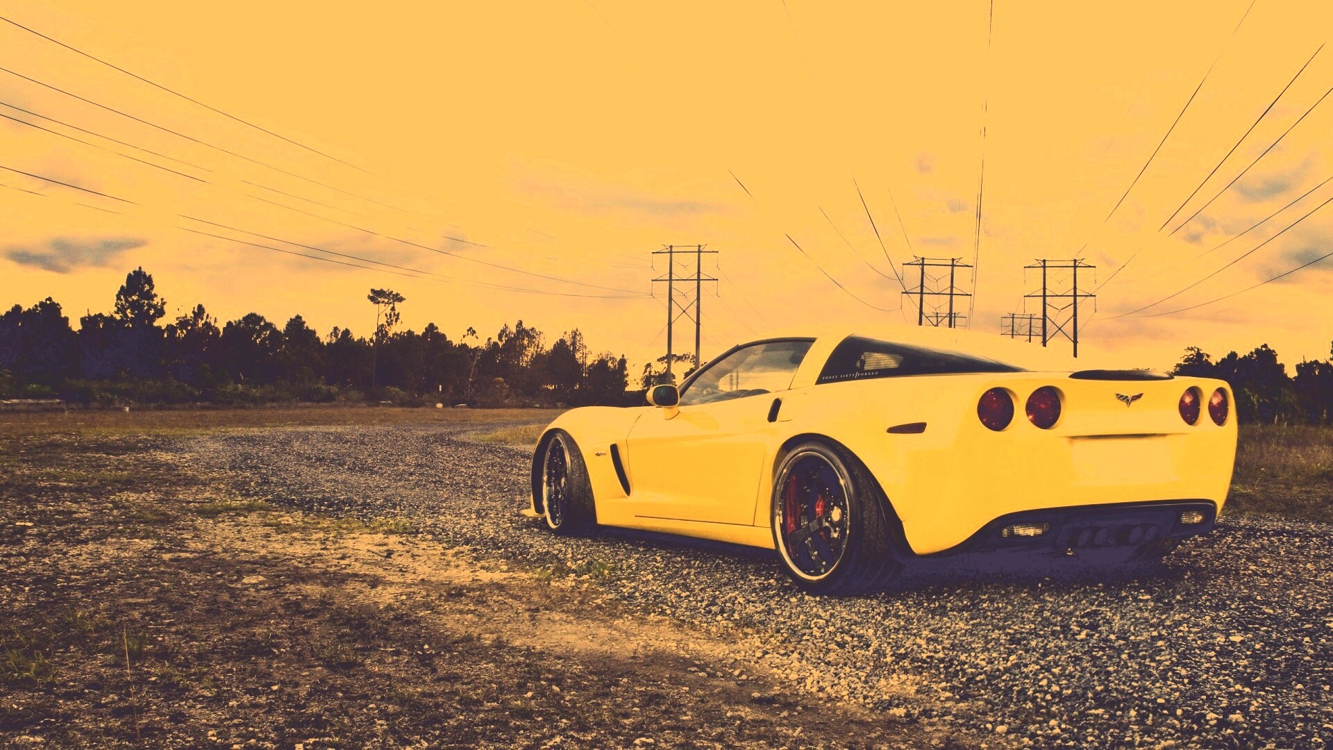 Chevrolet corvette обои
