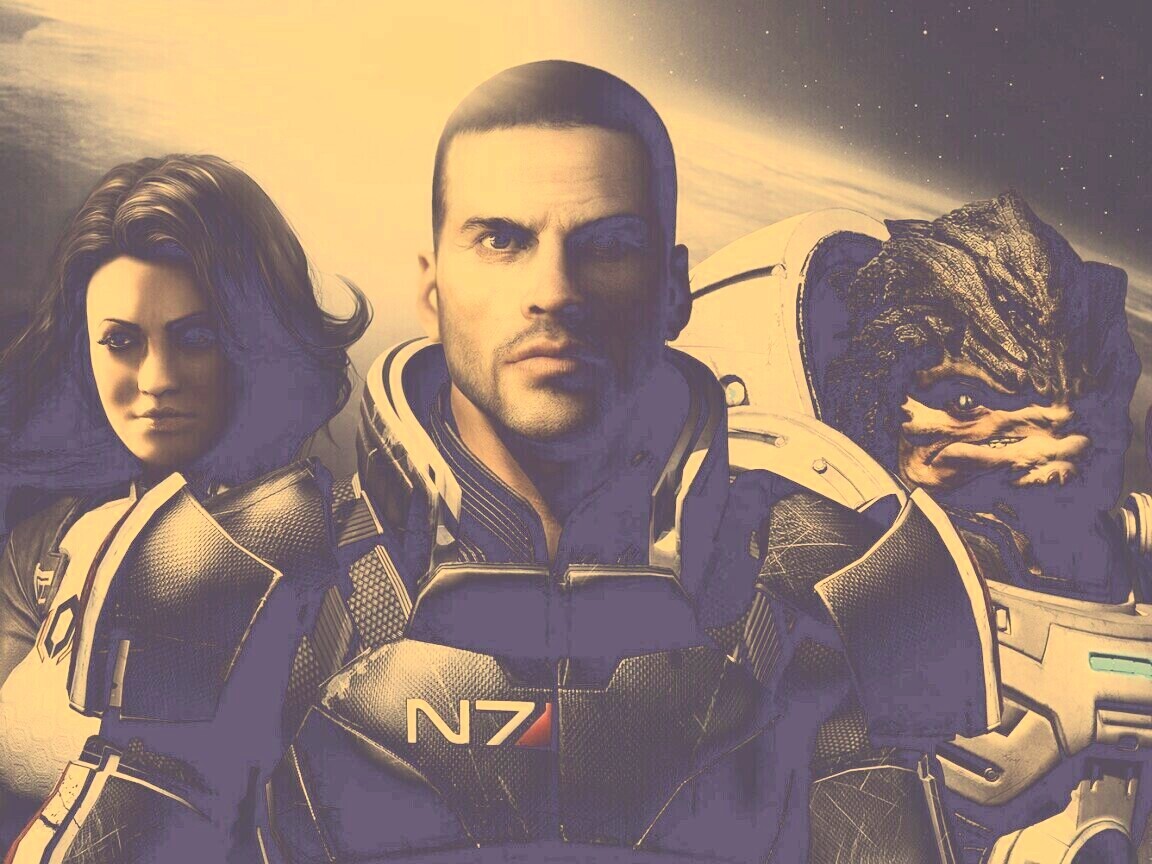 Mass Effect N7 обои