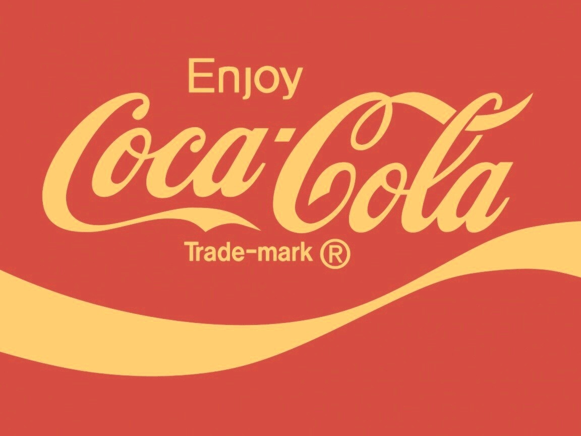 Оригинальный логотип Coca-Cola обои