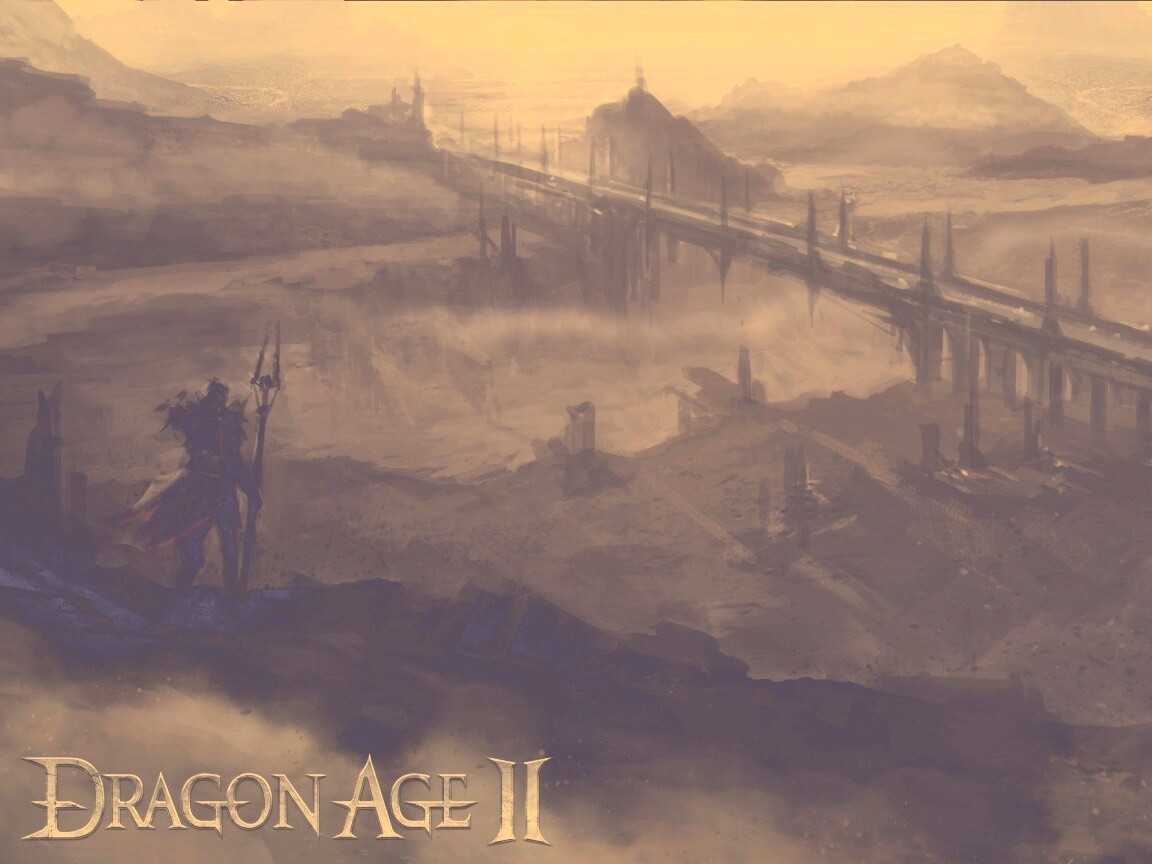 Пейзаж Dragon Age обои