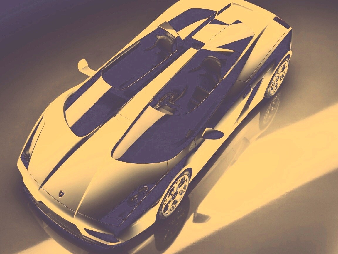 Светло-серый Lamborghini обои
