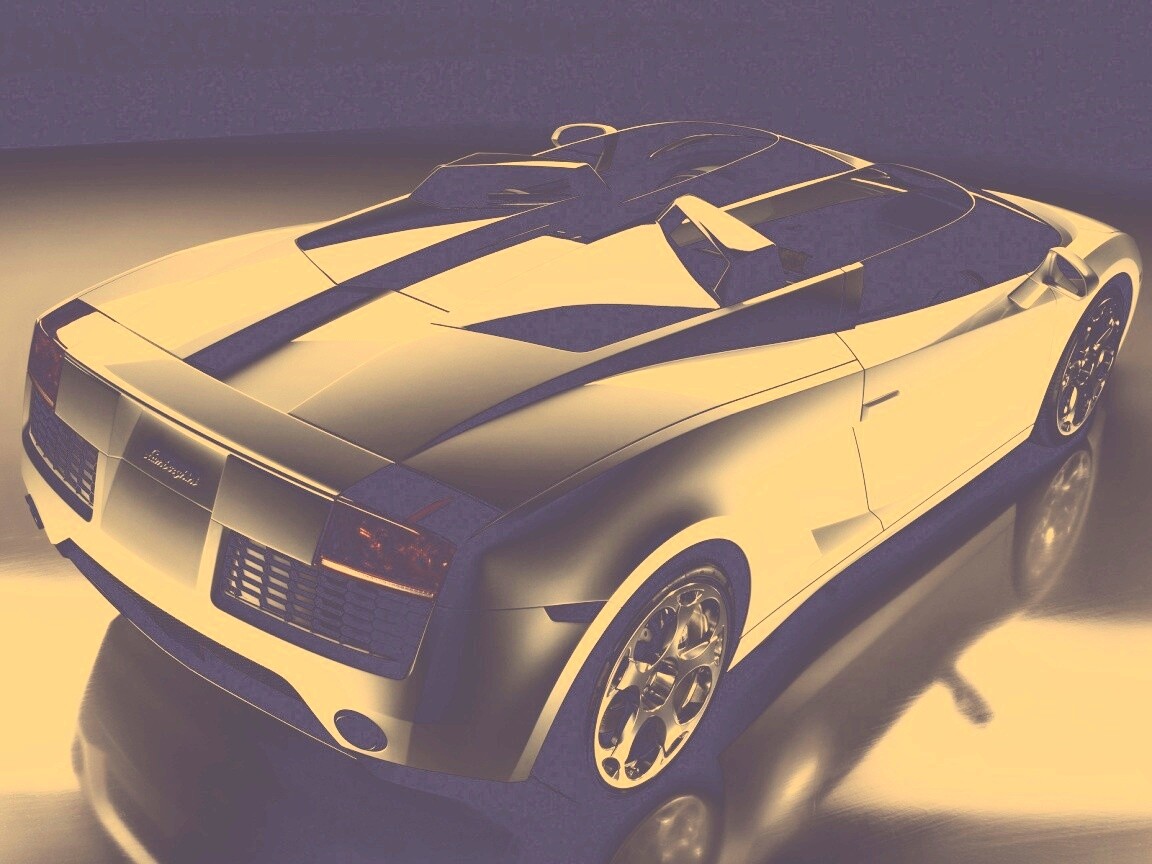 Светло-Серый Lamborghini (Сзади) обои