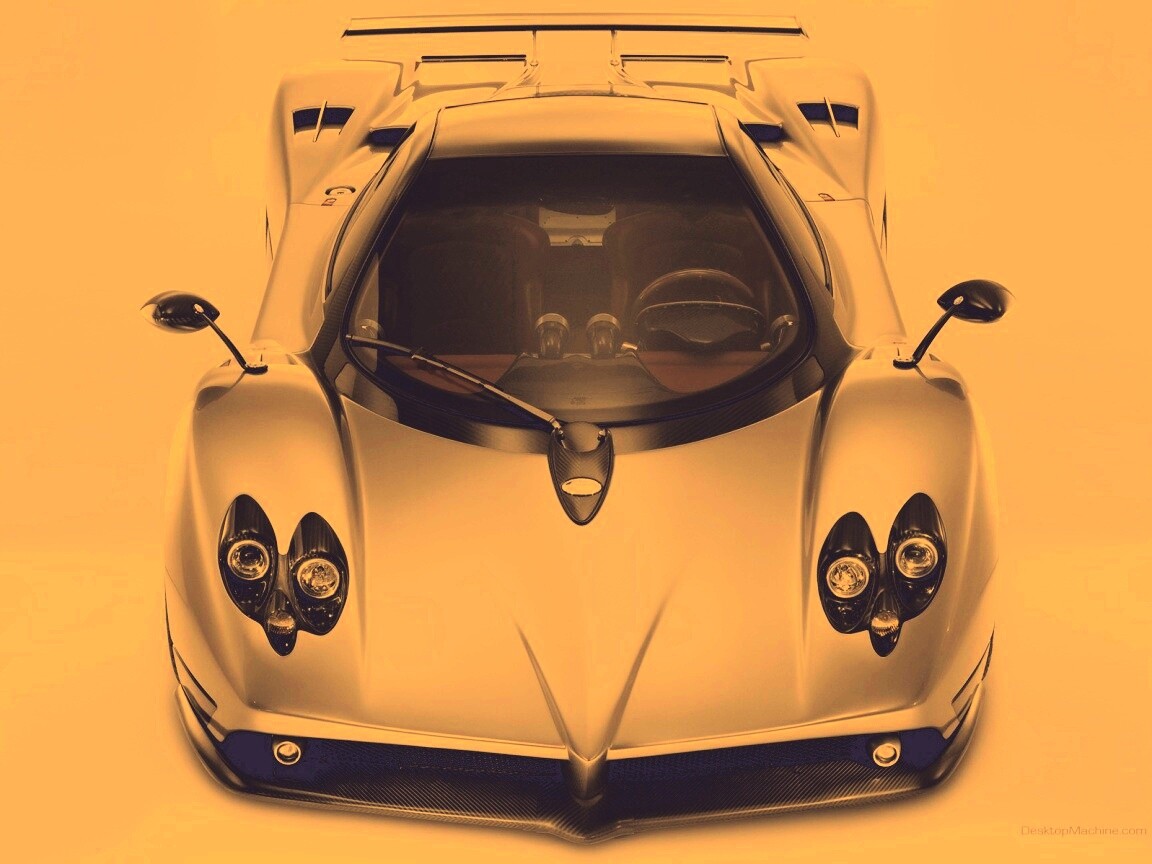 Pagani Zonda спереди обои