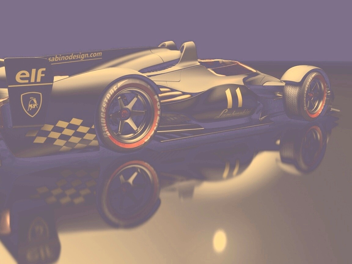 Болид Lamborghini обои
