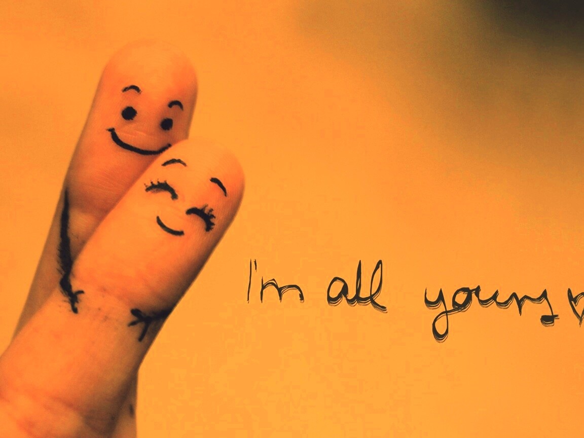I"m all yours! обои