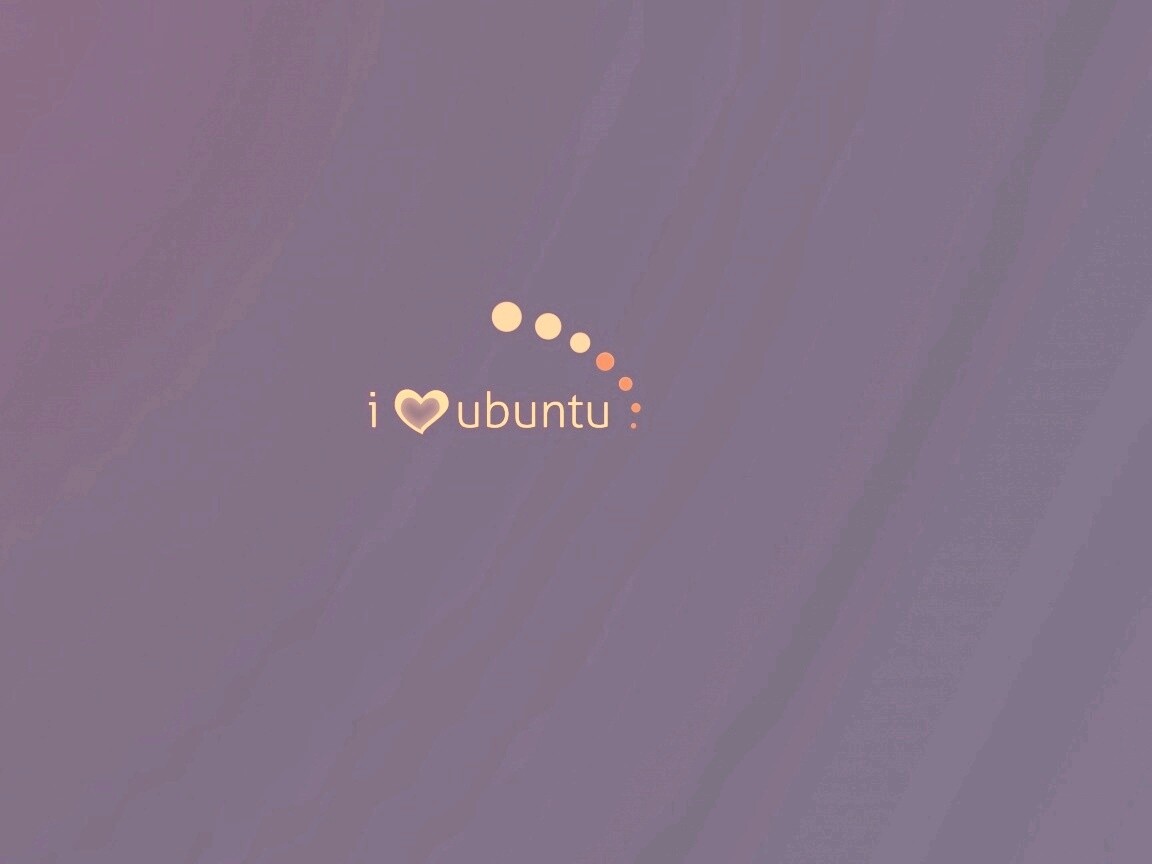 Я люблю убунту обои