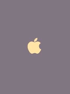 Логотип Apple на черном фоне обои