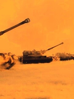 Британская самоходная артиллериская установка обои