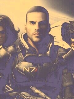 Mass Effect N7 обои