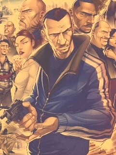 Персонажи GTA4 обои