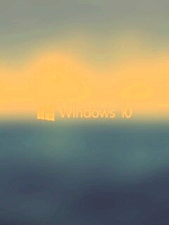 Windows 10 на синем фоне обои